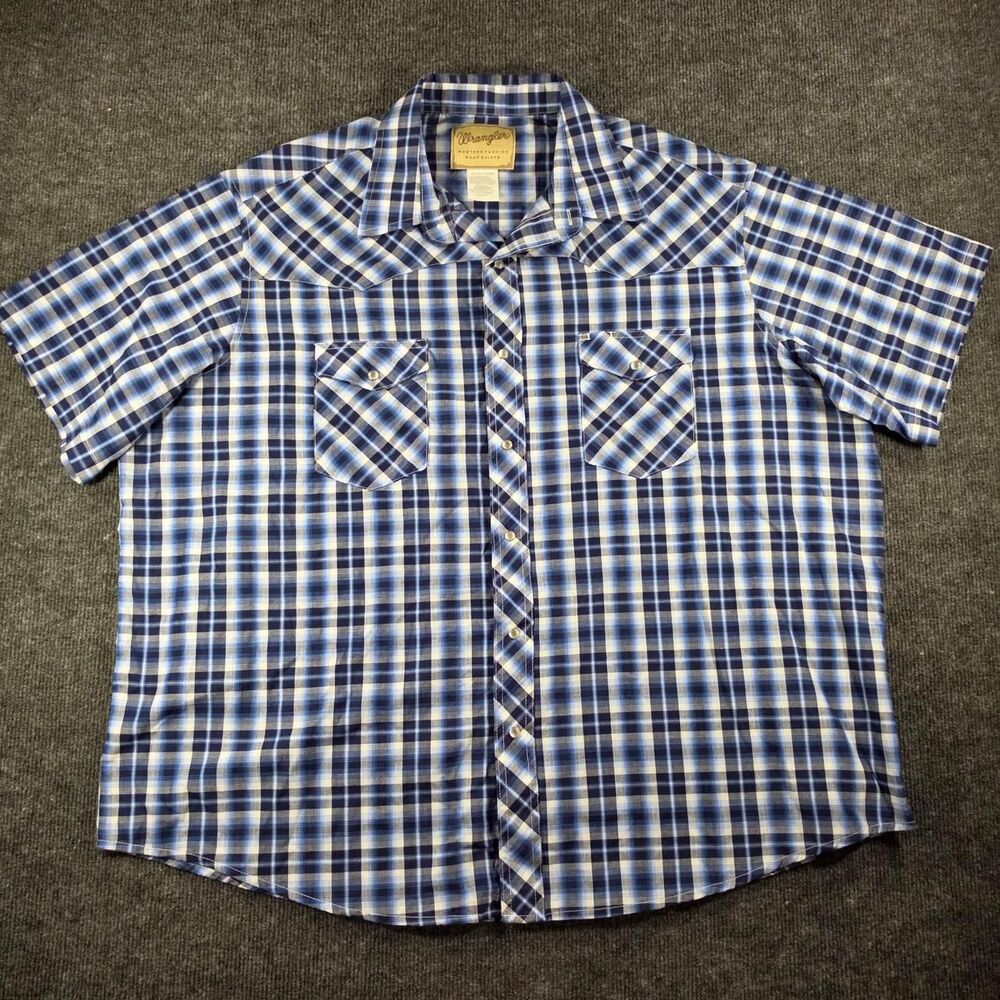 Wrangler Men's Blue Shirt
